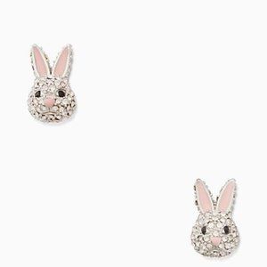 Kate Spade Magic Easter Bunny Novelty Earrings with Dust Bag